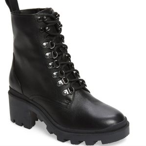 BP Taylor Block Heel Combat Boot